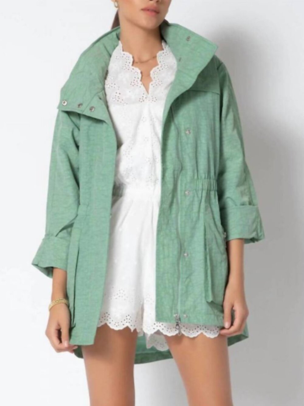 🌿Tart Collections Cory Solid Jacket in Sea Glass [M]🌿